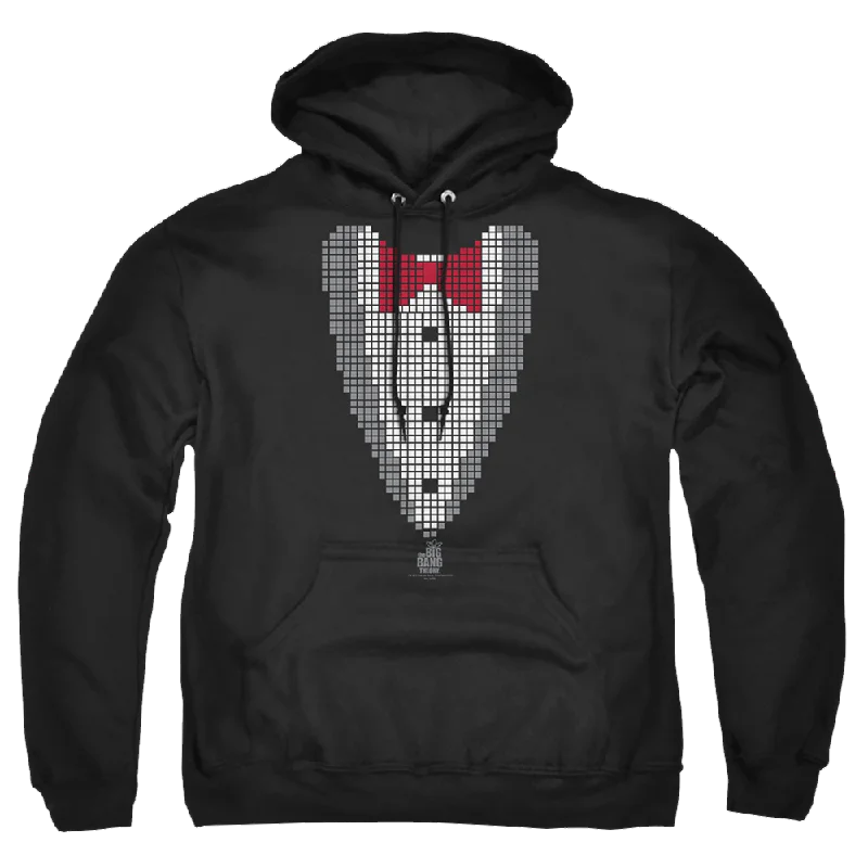 Big Bang Theory, The Pixelated Tux - Pullover Hoodie Batwing Sleeve Top