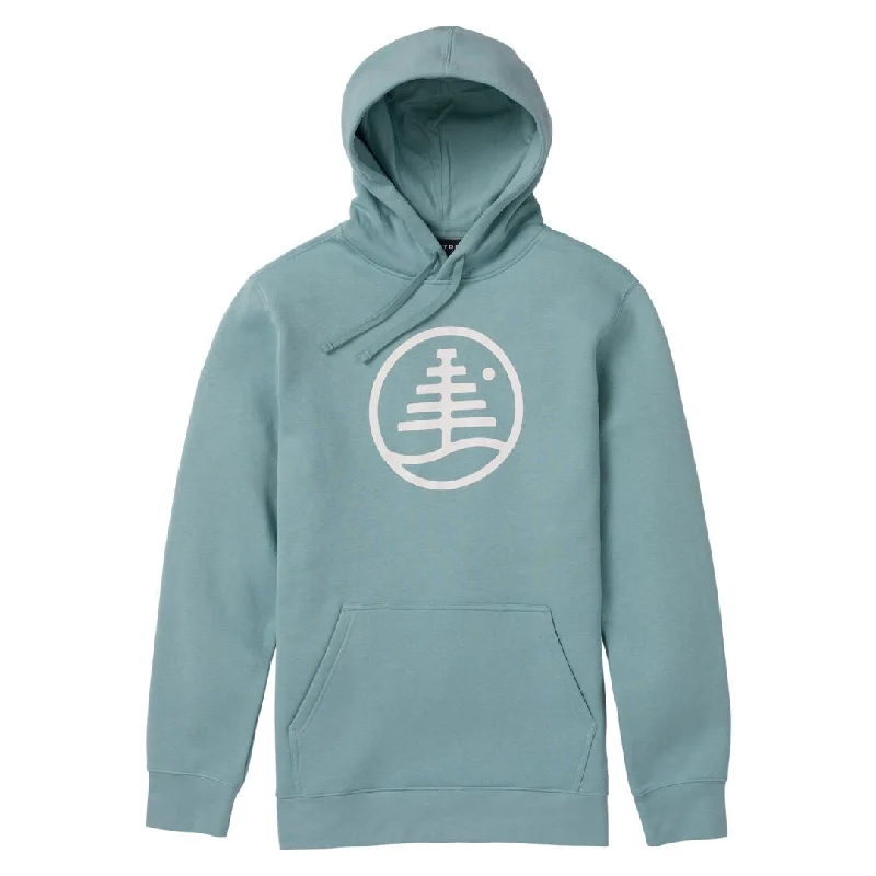 Burton Family Tree Pullover Hoodie Thick Cable Knit