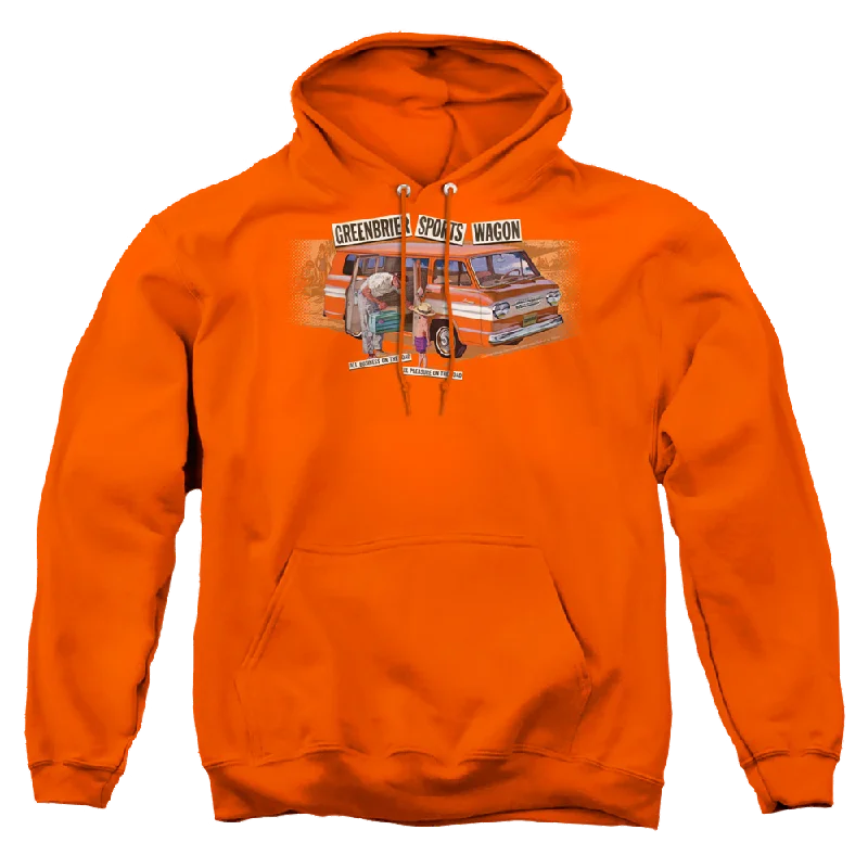 Chevrolet Greenbrier Corvair Sport Wagon - Pullover Hoodie Wrist Length Sleeve