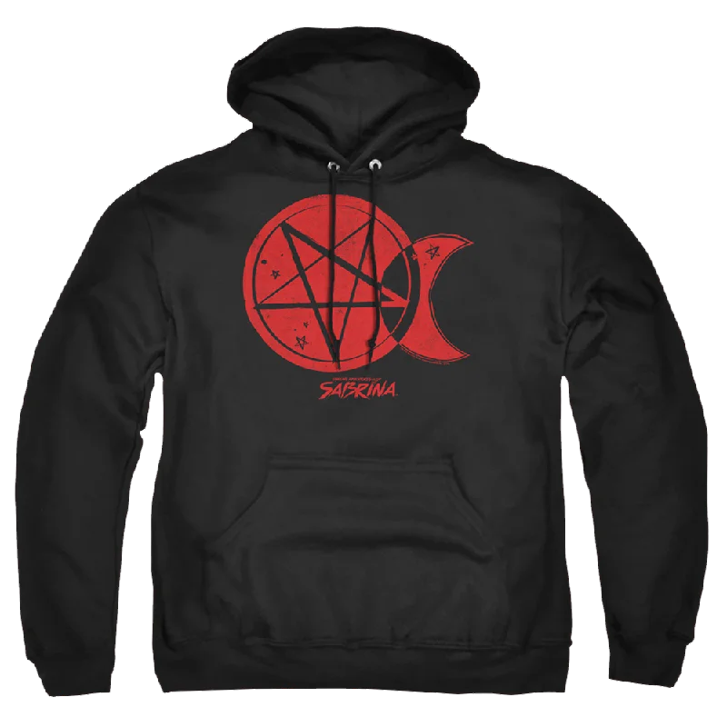 Chilling Adventures Of Sabrina Dark Moon - Pullover Hoodie V-Neck Stylish Pullover