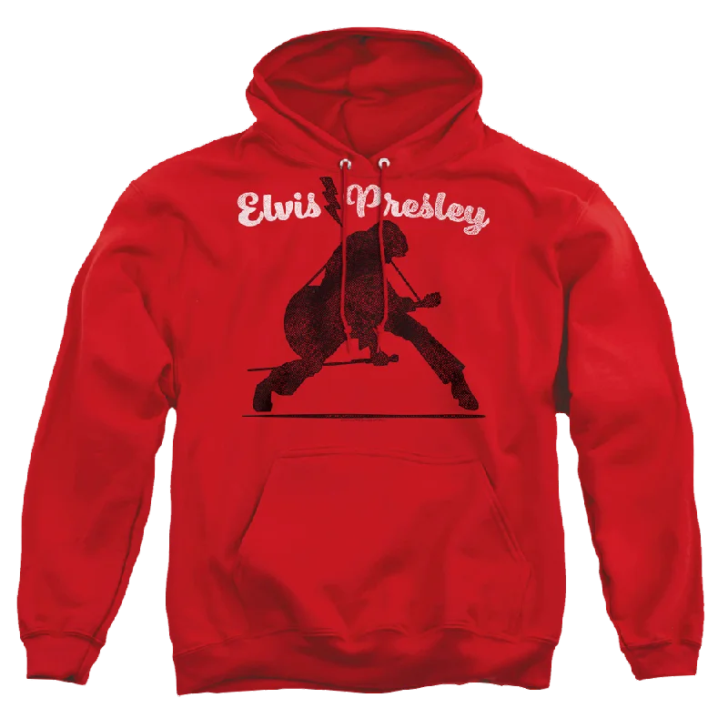 Elvis Presley Overprint - Pullover Hoodie Long Sleeve Pullover