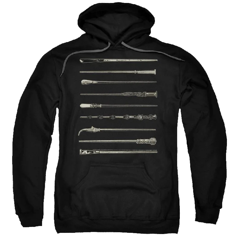 Fantastic Beasts And The Crimes Of Grindlewald Wands - Pullover Hoodie Bishop Sleeve Elegant