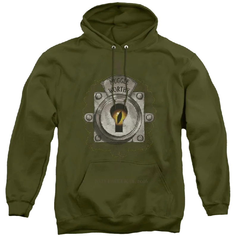 Fantastic Beasts And Where To Find Them Muggle Worthy - Pullover Hoodie Cap Sleeve Casual