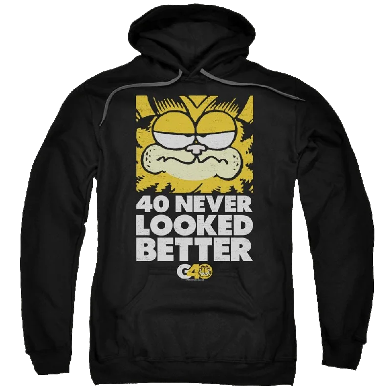 Garfield 40 Looks - Pullover Hoodie Chenille Soft Sweater