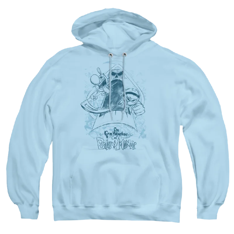 Grim Adventures of Billy & Mandy, The Sketched - Pullover Hoodie Solo Sleeve Pullover