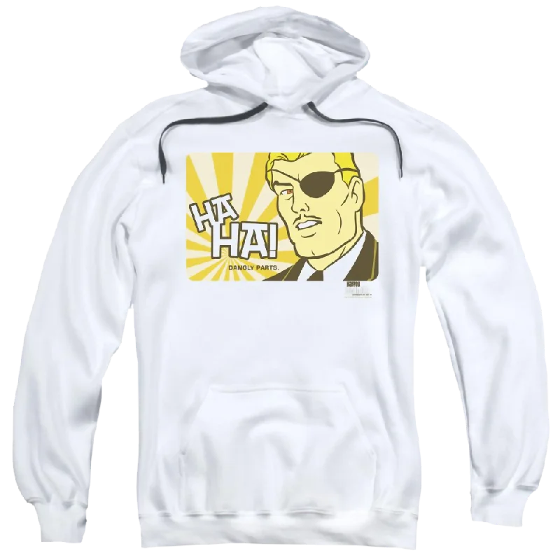 Harvey Birdman Phil Ken Sebben - Pullover Hoodie Bishop Sleeve Elegant