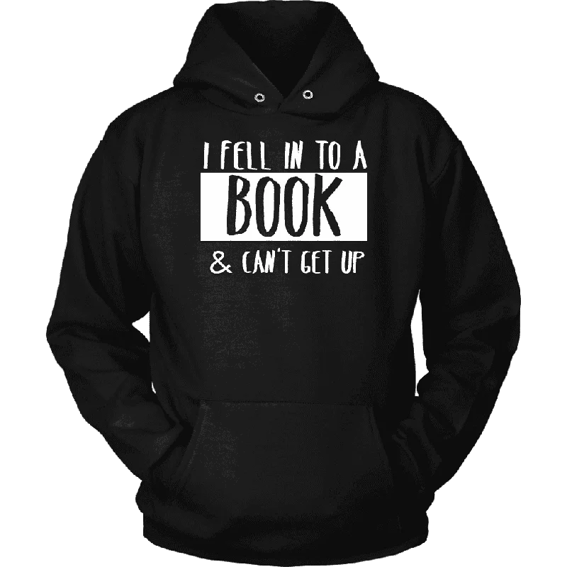 "I Fell Into A Book" Hoodie Hoodie with Earth Tones Natural Calm
