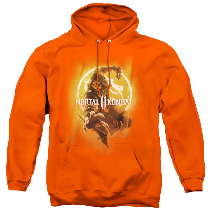 Mortal Kombat From The Flames - Pullover Hoodie Turtleneck Warm Pullover
