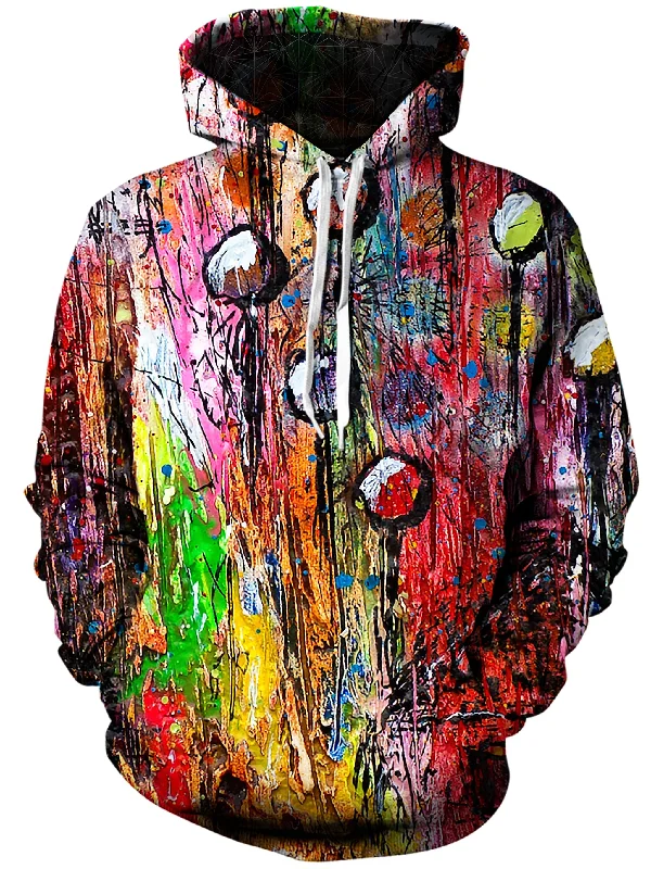 November Marble Paints 2 Unisex Hoodie Hoodie with Reflective Safety Nightwear