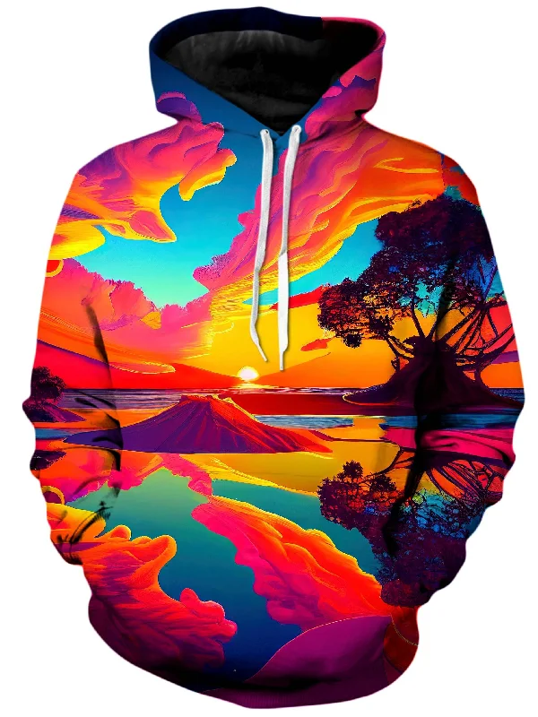Paradiso Unisex Hoodie Hoodie with Color Block Contrast Stylish