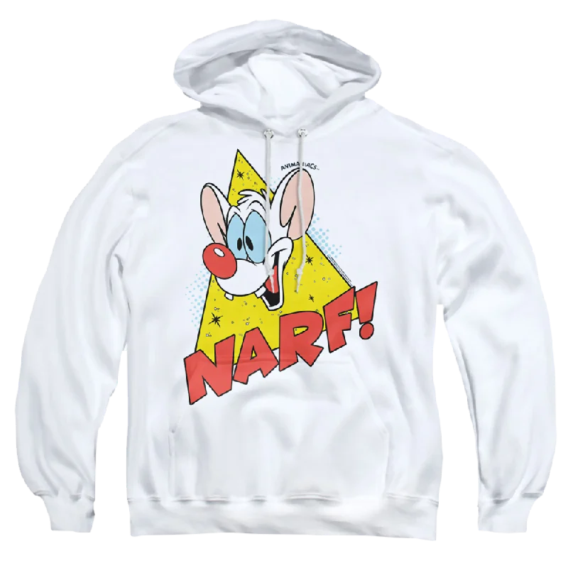 Pinky And The Brain Narf - Pullover Hoodie Open Front Cardigan