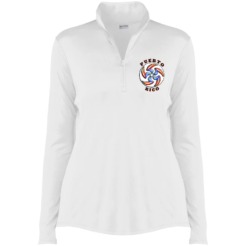 PR SWIRL Ladies' Competitor 1/4-Zip Pullover Seamless Knit Pullover