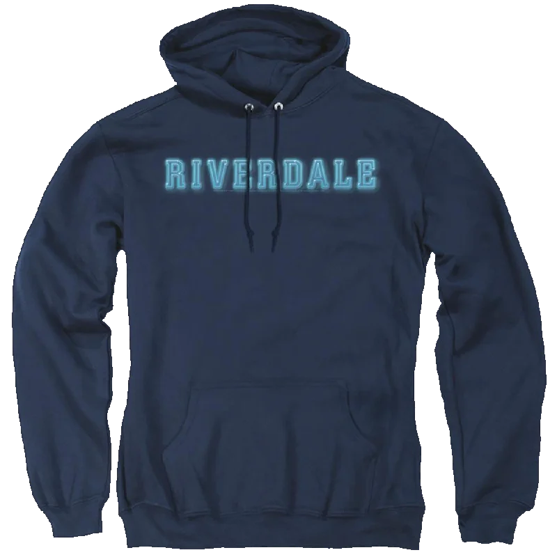 Riverdale Riverdale Logo - Pullover Hoodie Lantern Sleeve Elegant