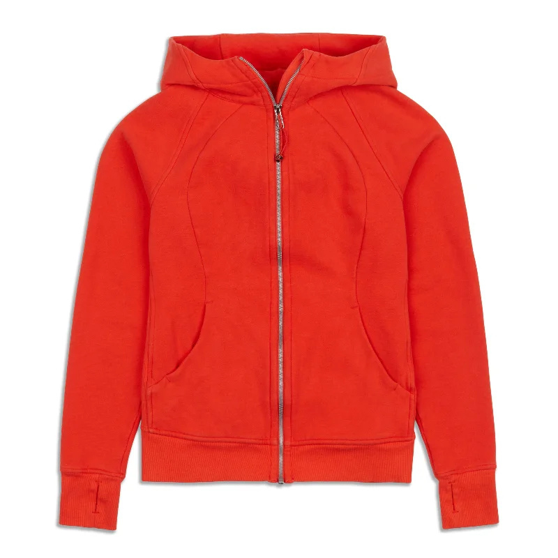 Scuba Hoodie - Resale Hoodie with Belted Waist Structured Tailored