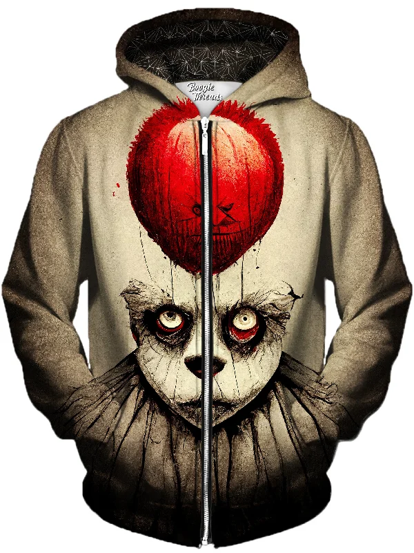 Secret Of Design Unisex Zip-Up Hoodie Hoodie with Typography Text Message
