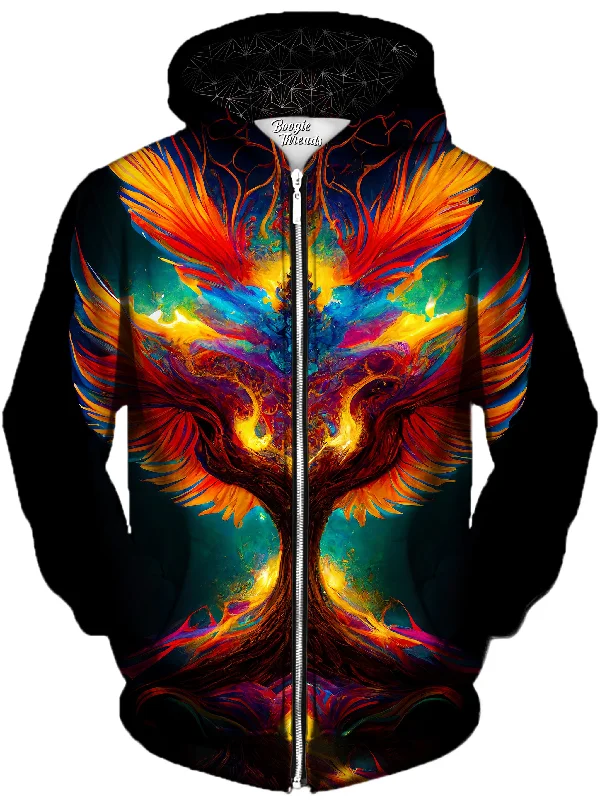 Service Of Romance Unisex Zip-Up Hoodie Hoodie with Rolled Sleeves Casual Relaxed