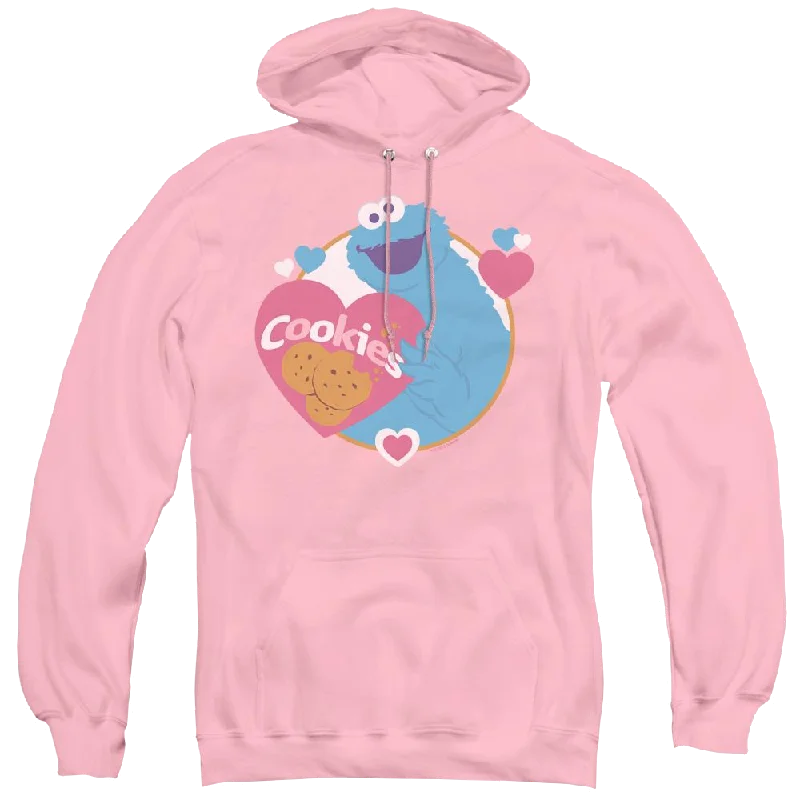 Sesame Street Love Cookies - Pullover Hoodie Deep Neck Pullover