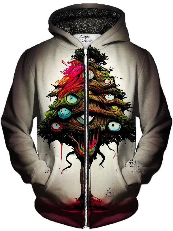 Shameless Permission Unisex Zip-Up Hoodie Hoodie with Hem Detail Decorative Unique