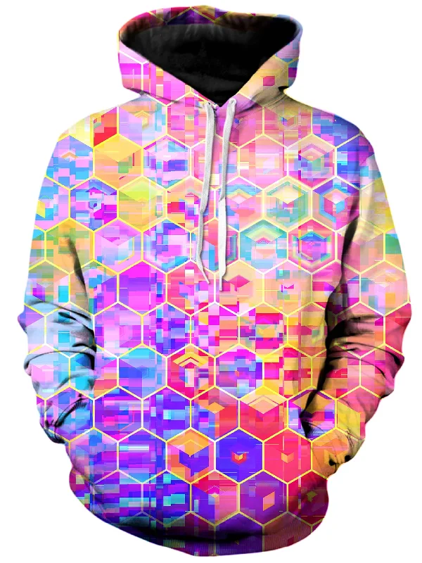 Spectral Cubes Unisex Hoodie Hoodie Crop Top Short Trendy