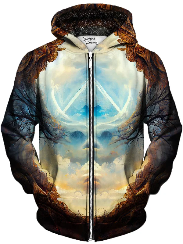 Spirited Animal Unisex Zip-Up Hoodie Hoodie with Hood Adjustable Protection