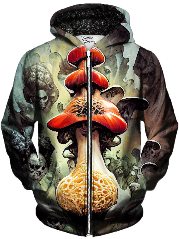 Spirited Treatment Unisex Zip-Up Hoodie Hoodie with Color Block Contrast Stylish