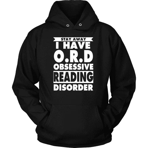 Stay Away I Have O.R.D Hoodie Hoodie with Frayed Bohemian Relaxed