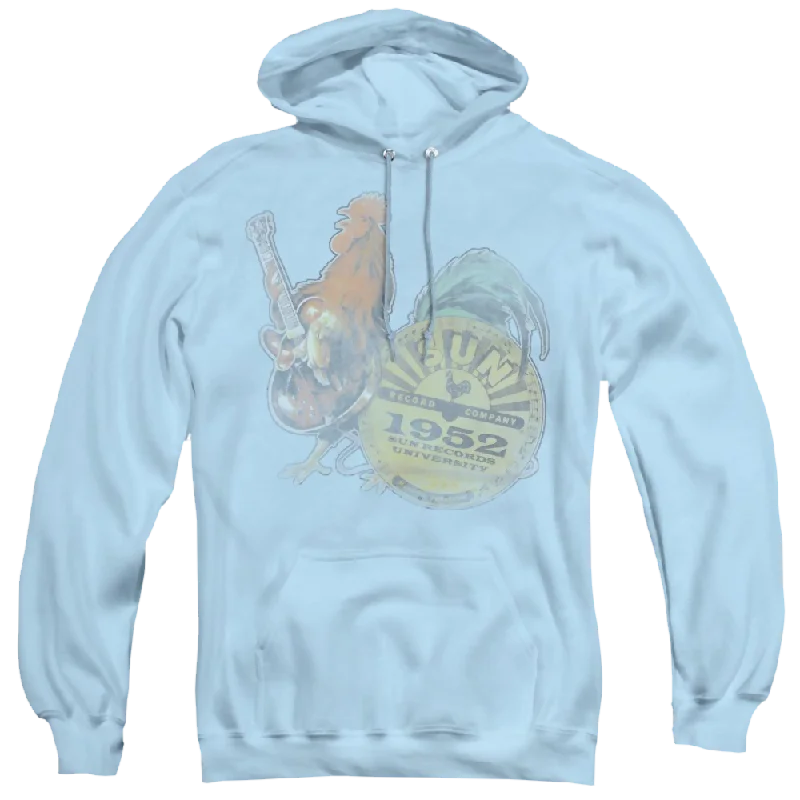 Sun Records Rockin Rooster - Pullover Hoodie Bateau Neck Pullover