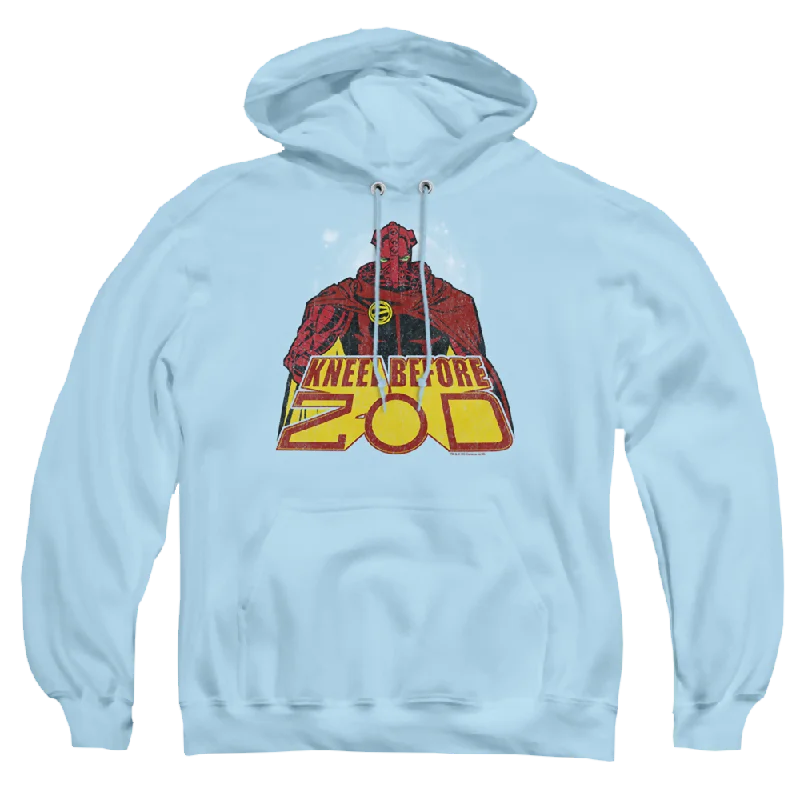 Superman Kneel Before - Pullover Hoodie Port Neck Pullover