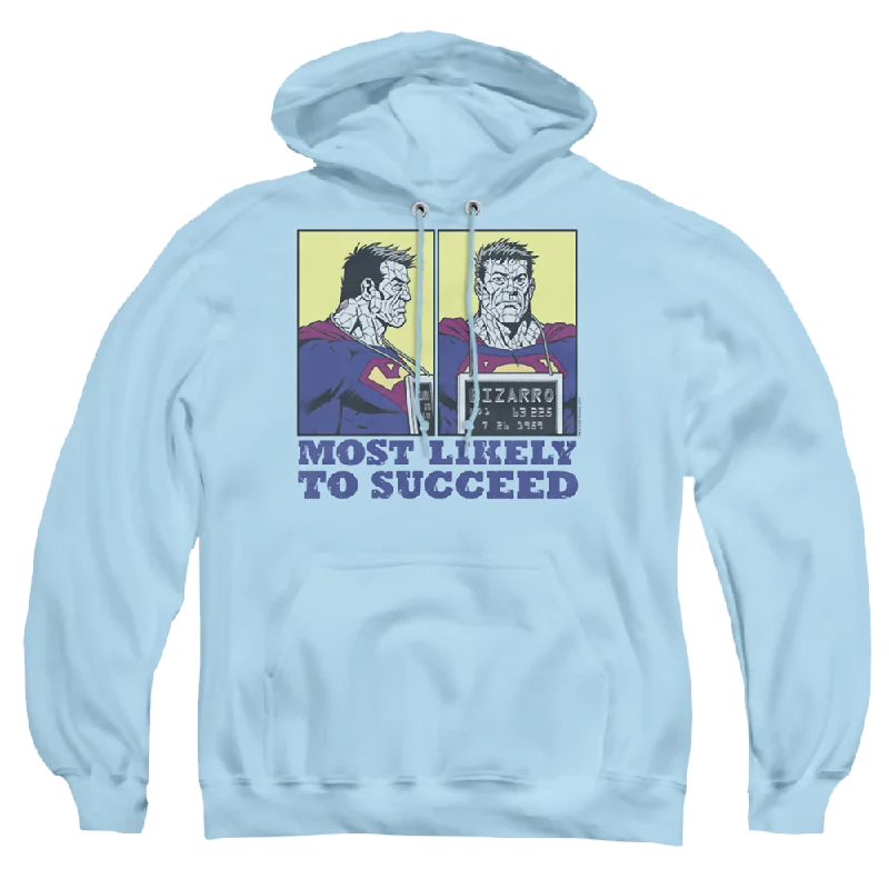 Superman Most Likely - Pullover Hoodie Ribbed Crew Neck