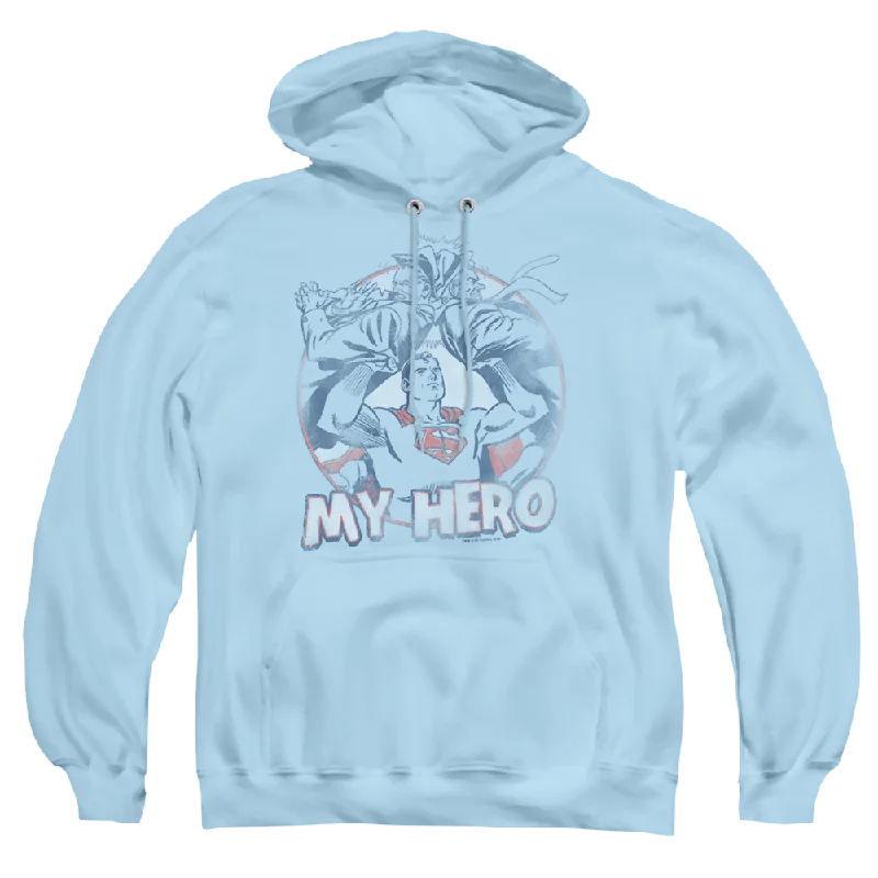 Superman My Hero - Pullover Hoodie Polo Neck Sweater