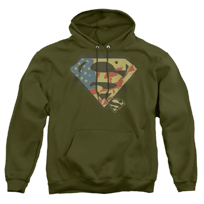 Superman Not Afraid - Pullover Hoodie High Neck Pullover
