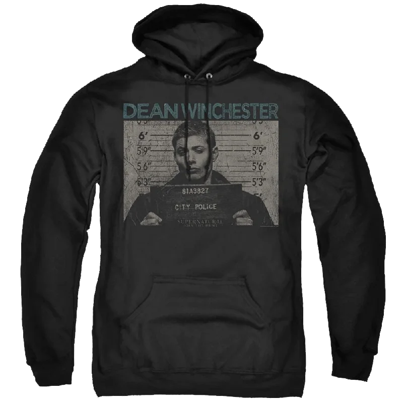 Supernatural Dean Mug Shot - Pullover Hoodie Chenille Soft Sweater