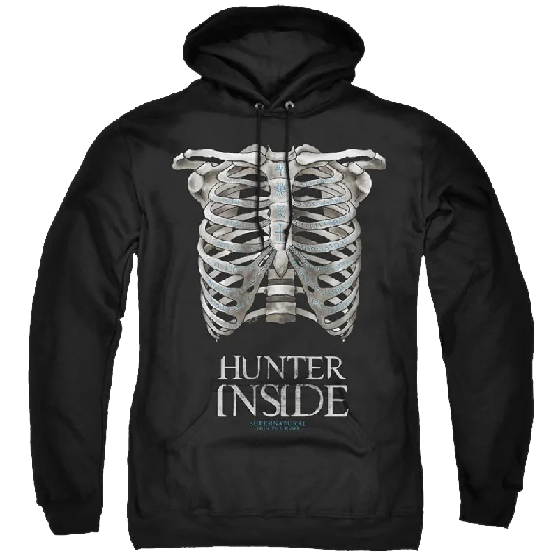 Supernatural Hunter Inside - Pullover Hoodie Cap Sleeve Casual
