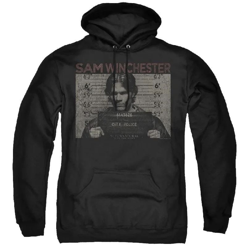 Supernatural Sam Mug Shot - Pullover Hoodie Cashmere Luxurious Pullover