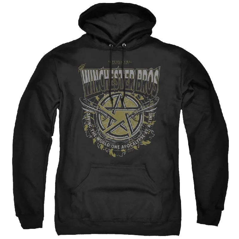 Supernatural Winchester Bros - Pullover Hoodie Boyleg Sleeve Pullover