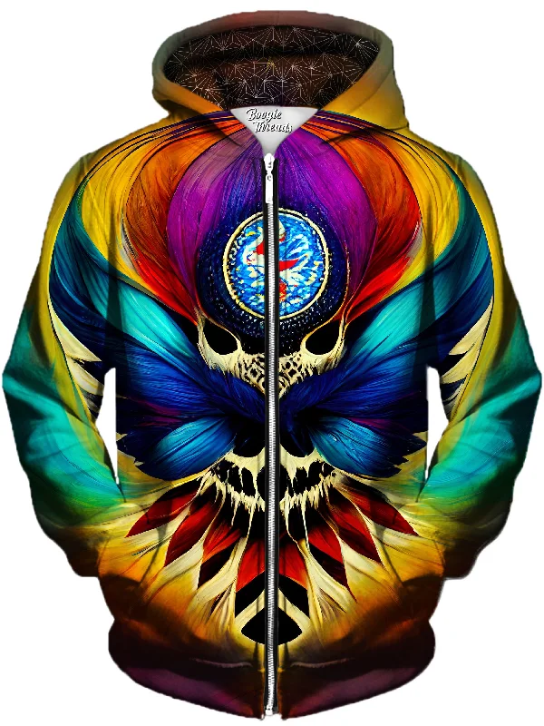Sympathy Of Storms Unisex Zip-Up Hoodie Hoodie with Hem Ribbing Snug Secure