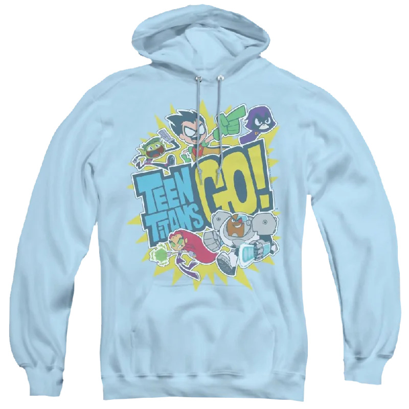 Teen Titans Go! Go - Pullover Hoodie Slim Sleeve Pullover