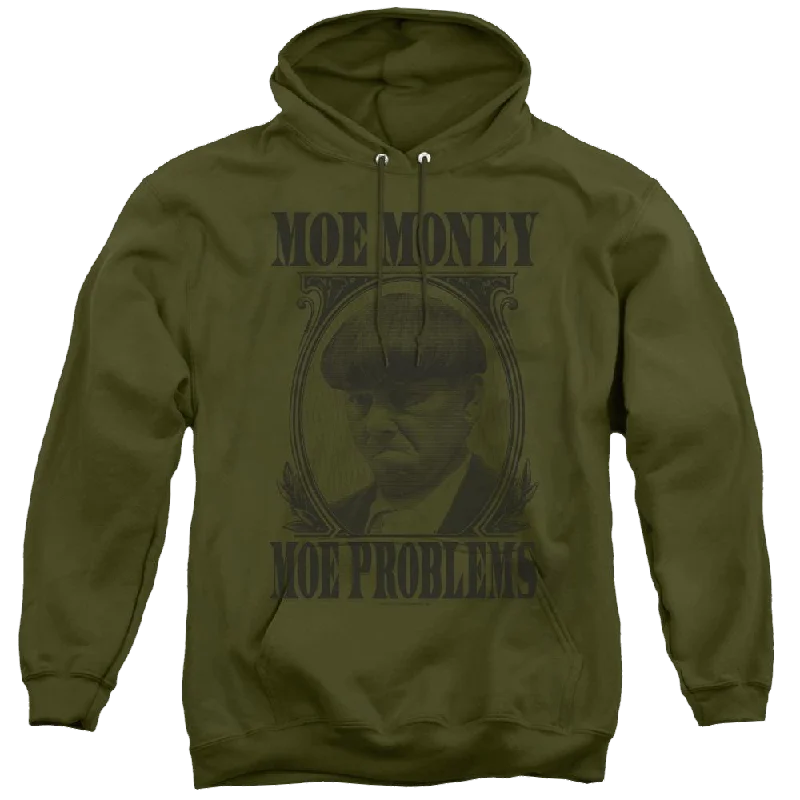 Three Stooges, The Moe Money - Pullover Hoodie Short Sleeve Top