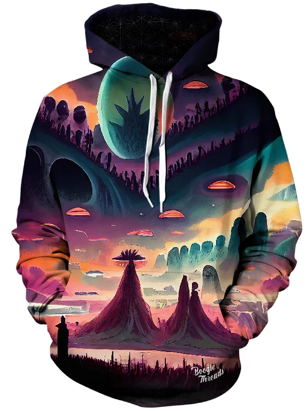 Thundering Perspective Unisex Hoodie Hoodie with Typography Text Message
