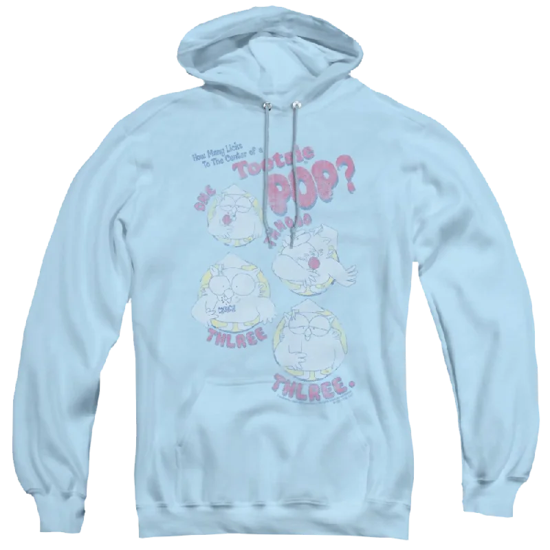 Tootsie Pop Three - Pullover Hoodie Asymmetrical Neck Pullover
