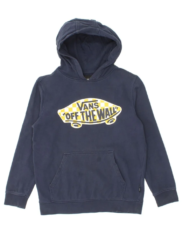VANS Womens Graphic Hoodie Jumper UK 14 Medium Navy Blue Cotton Oversized Hoodie Comfort Casual VANS Womens Graphic Hoodie Jumper UK 14 Medium Navy Blue Cotton Oversized Hoodie Comfort Casual