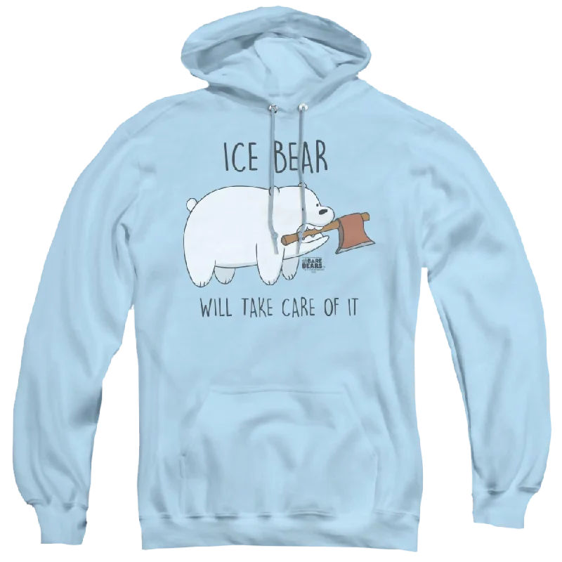 We Bare Bears Take Care Of It - Pullover Hoodie Over Sleeve Pullover