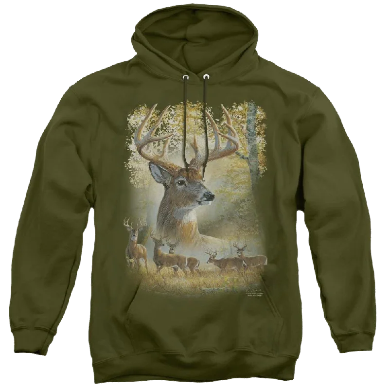 Wild Wings Bucks - Pullover Hoodie Boxy Neck Sweater