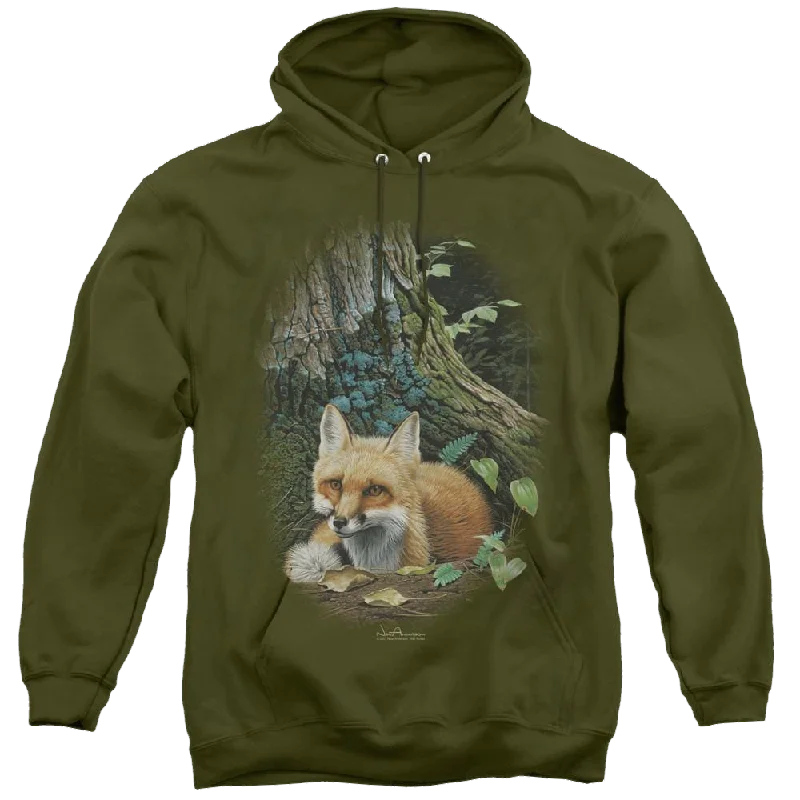 Wild Wings Cozy Retreat - Pullover Hoodie High Neck Pullover