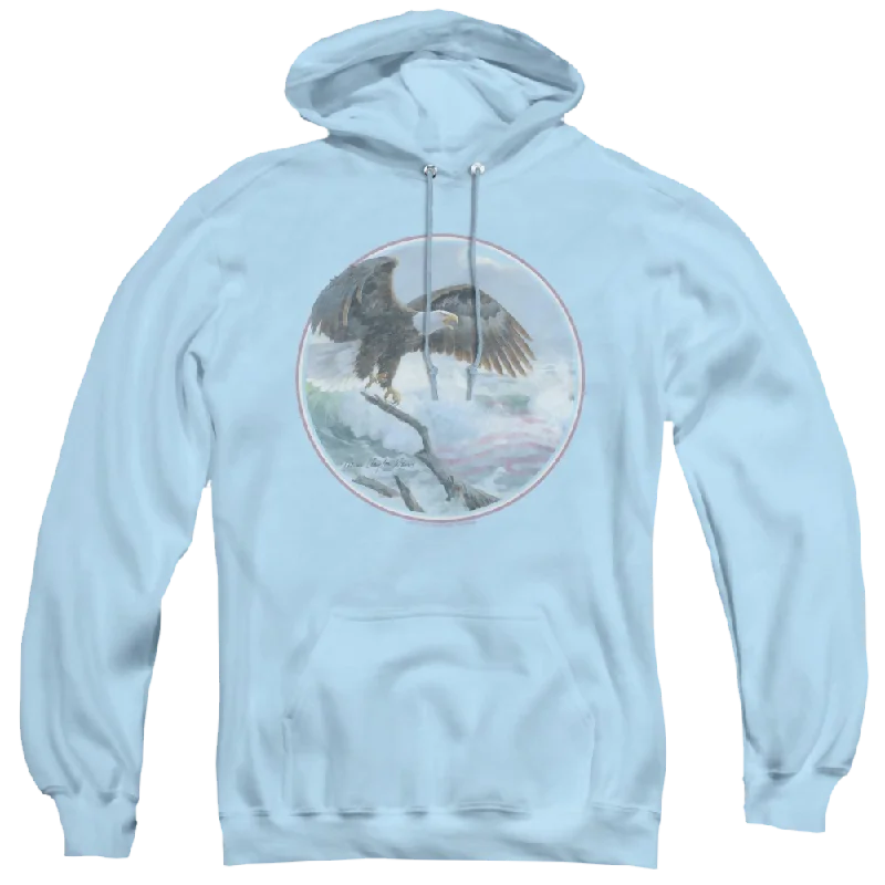 Wild Wings Wild Glory - Pullover Hoodie Crew Neck Wool