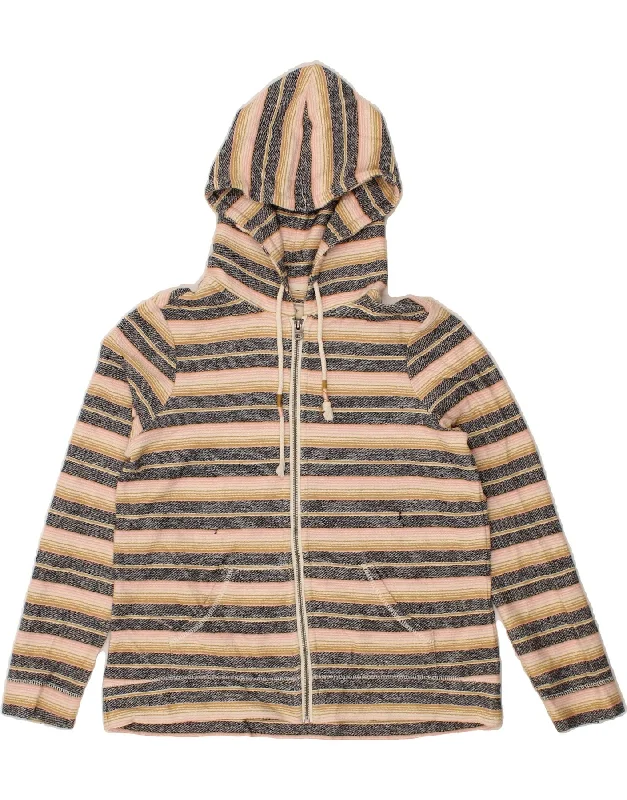 FAT FACE Womens Loose Fit Zip Hoodie Sweater UK 10 Small Multicoloured Boxy Sweater Fitted Sweater A-Line FAT FACE Womens Loose Fit Zip Hoodie Sweater UK 10 Small Multicoloured Boxy Sweater Fitted Sweater A-Line