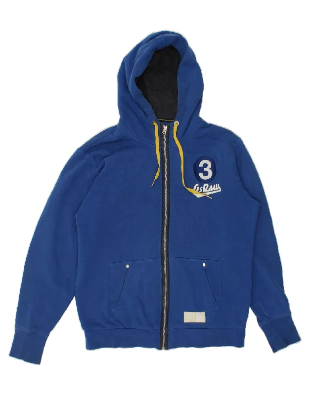 G-STAR Mens Graphic Zip Hoodie Sweater Large Navy Blue Cotton Mesh Sweater Canvas Denim G-STAR Mens Graphic Zip Hoodie Sweater Large Navy Blue Cotton Mesh Sweater Canvas Denim