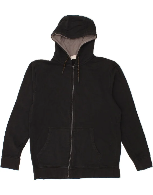 MOUNTAIN WAREHOUSE Mens Zip Hoodie Sweater Medium Black Cotton Knit Fabric Woven Fabric Fleece Fabric MOUNTAIN WAREHOUSE Mens Zip Hoodie Sweater Medium Black Cotton Knit Fabric Woven Fabric Fleece Fabric