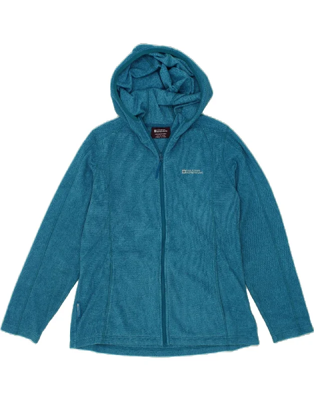 MOUNTAIN WAREHOUSE Womens Zip Hoodie Sweater UK 16 Large Blue Polyester Print Jacquard Patchwork MOUNTAIN WAREHOUSE Womens Zip Hoodie Sweater UK 16 Large Blue Polyester Print Jacquard Patchwork