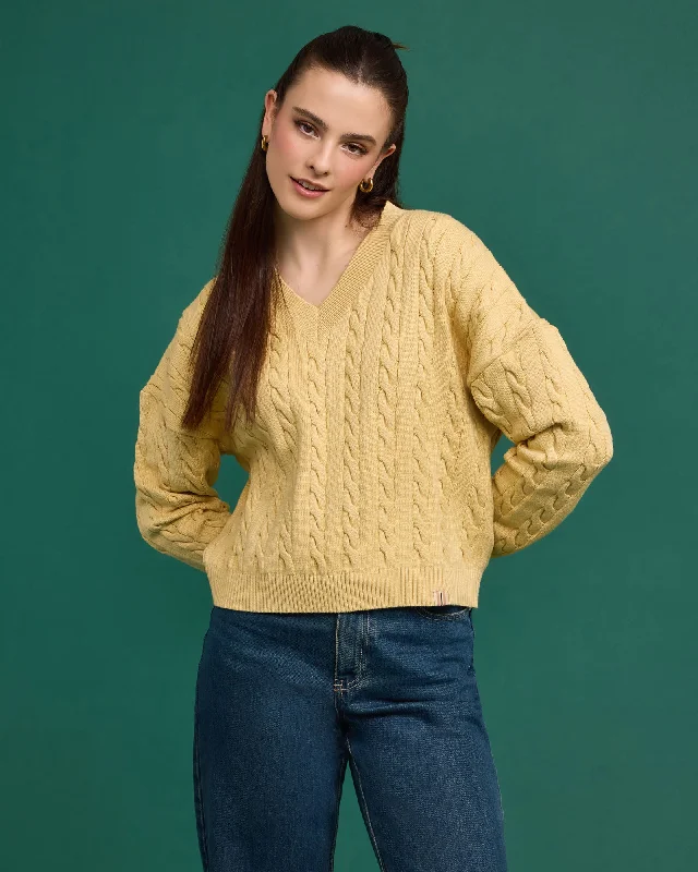 Women's Baseline Chunky Sweater Satin Blend Silk Blend Wool Blend